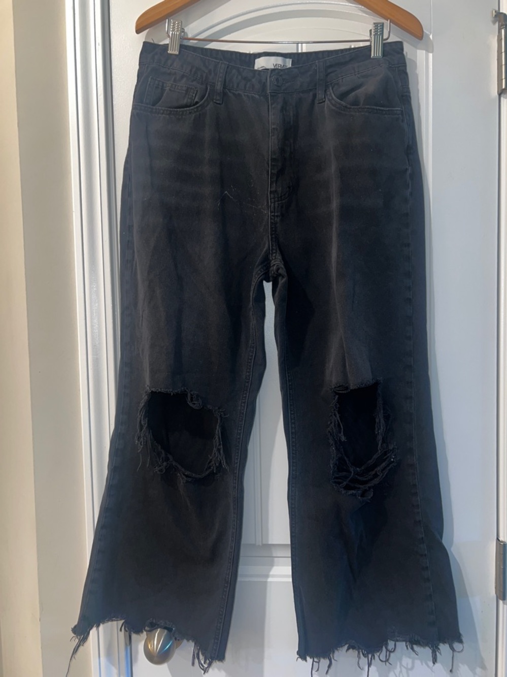 Vervet Super high rise 90’s Vintage Crop Flare Jeans